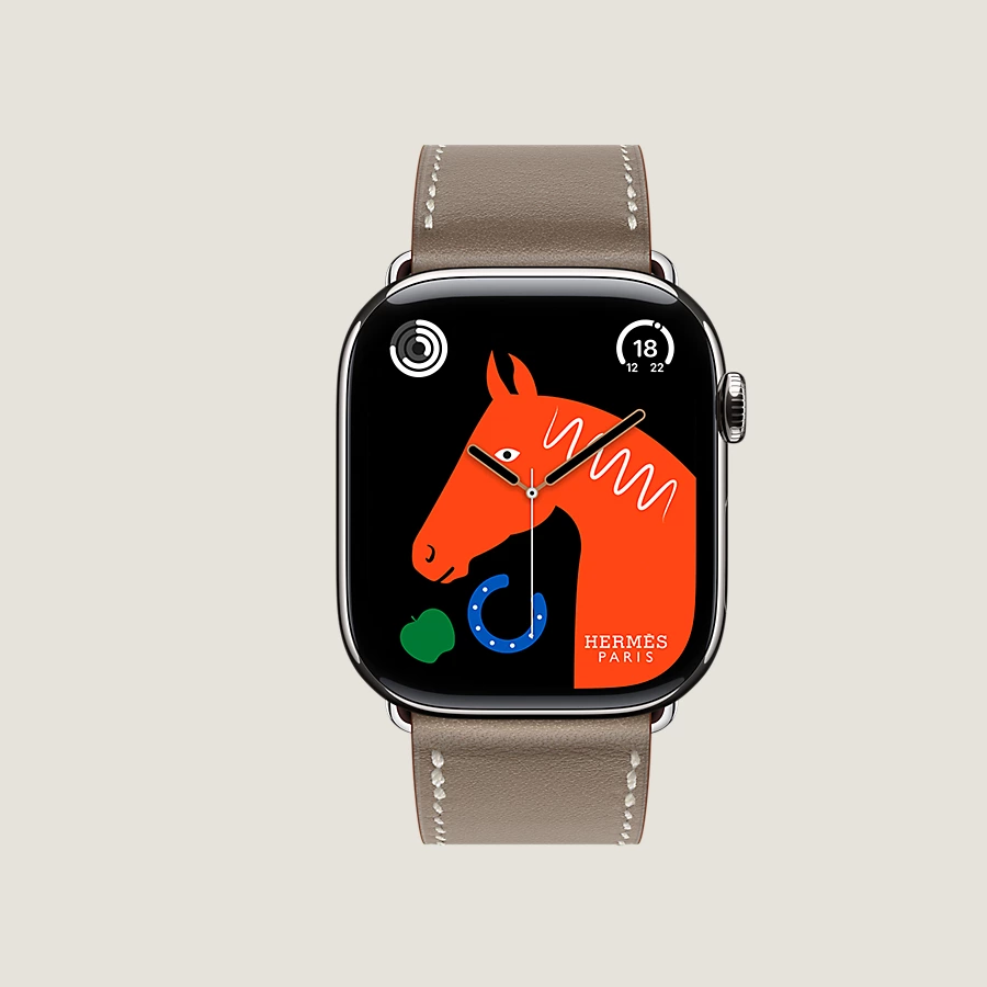 Hermès Caja Series 10 & Correa Apple Watch Hermès Single Tour 46 mm Envío gratis