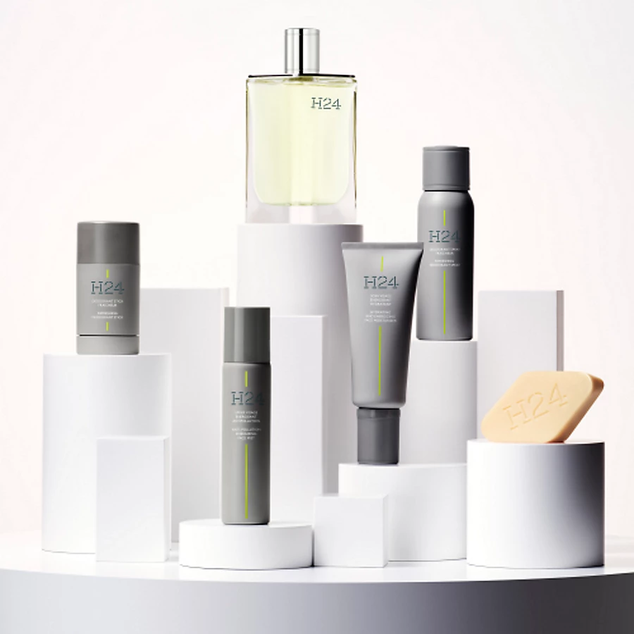 Hermès H24 Jabón sólido para el rostro el cuerpo y el cabello - 100 ml Últimos 2 días
