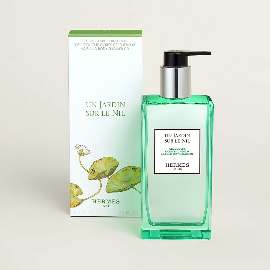 Hermès Un Jardin sur le Nil Gel de ducha para cuerpo y cabello - 200 ml Tienda de fábrica