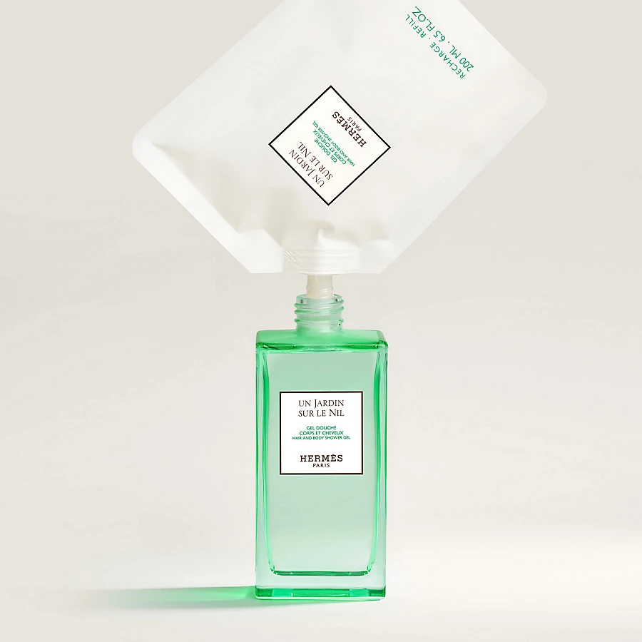 Hermès Un Jardin sur le Nil Gel de ducha para cuerpo y cabello - 200 ml Tienda de fábrica
