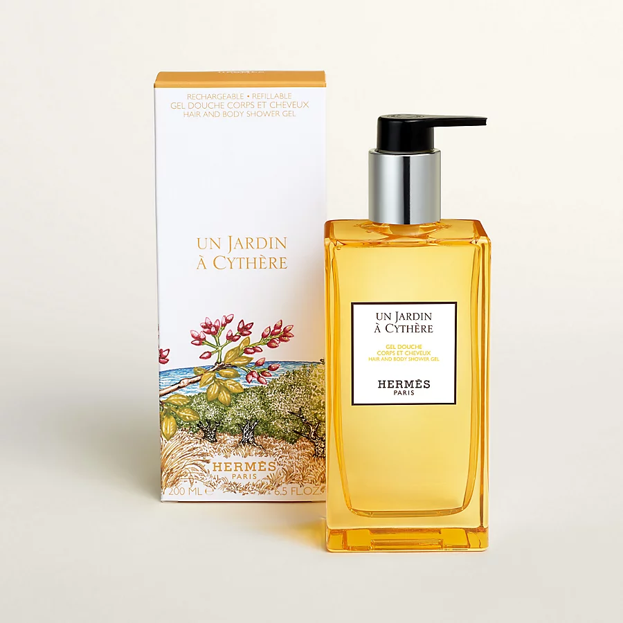 Hermès Un Jardin à Cythère Gel de ducha para cuerpo y cabello - 200 ml En oferta