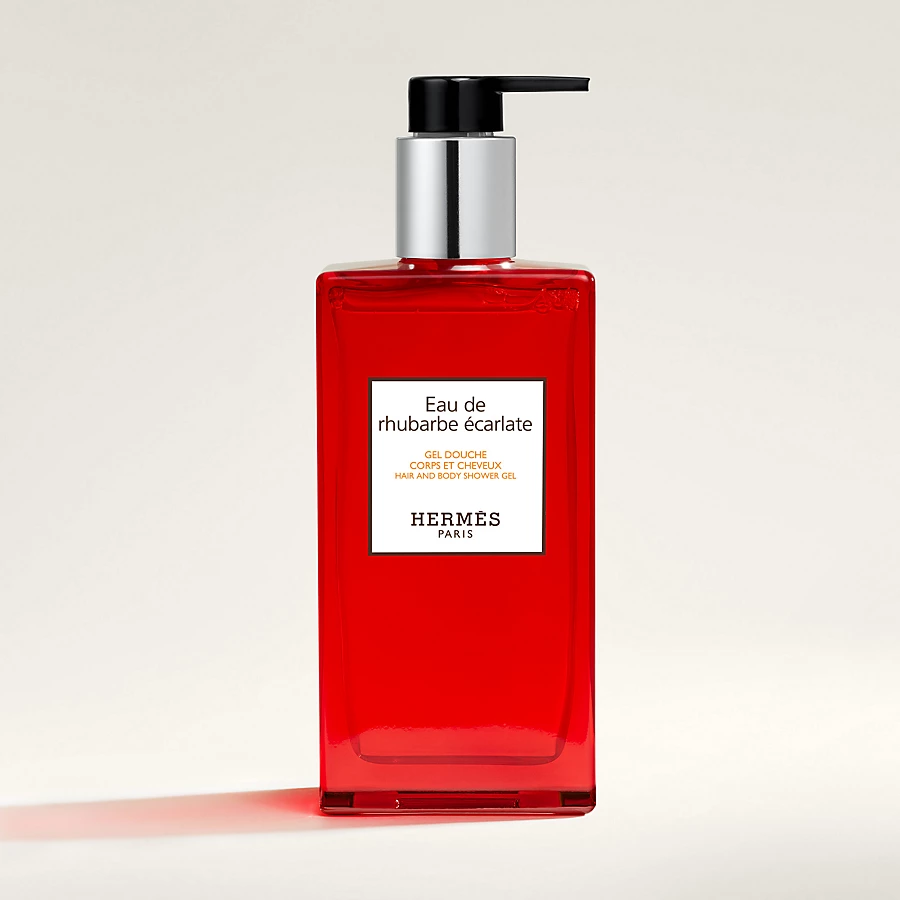 Hermès Eau de rhubarbe écarlate Gel de ducha para cuerpo y cabello - 200 ml Rebajas de fin de temporada