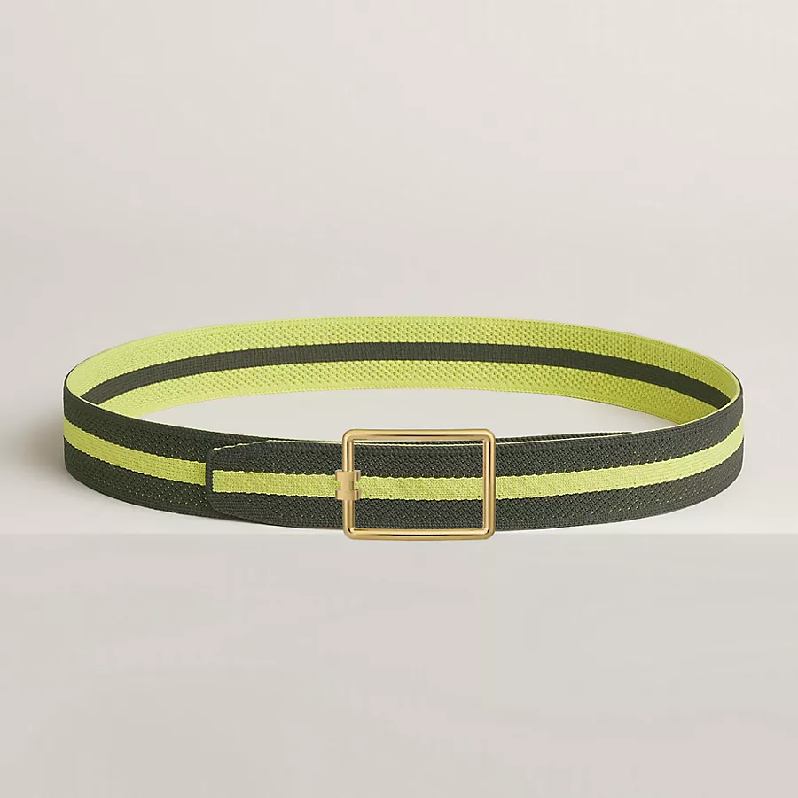 Hermès Hebilla de cinturón Tube H & Banda de cinturón Team 38 mm Rebajas