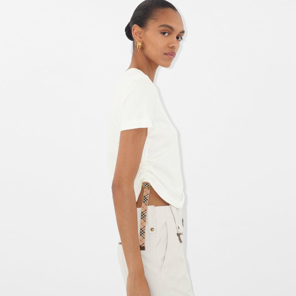 ﻿Burberry Camiseta Festival en algodónPrecio 450 00 € Novedades Superdescuento