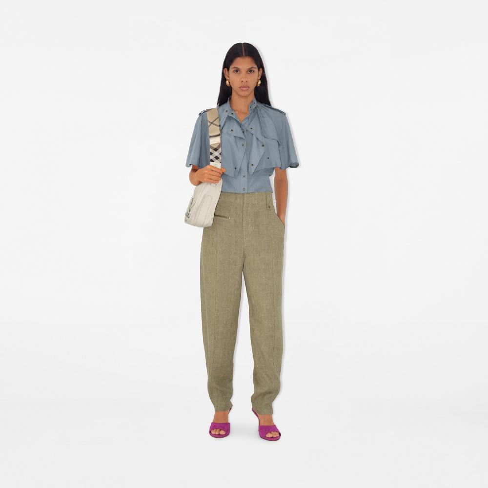Burberry Pantalones de vestir en linoPrecio 1.190 00 € Novedades Tienda de fábrica