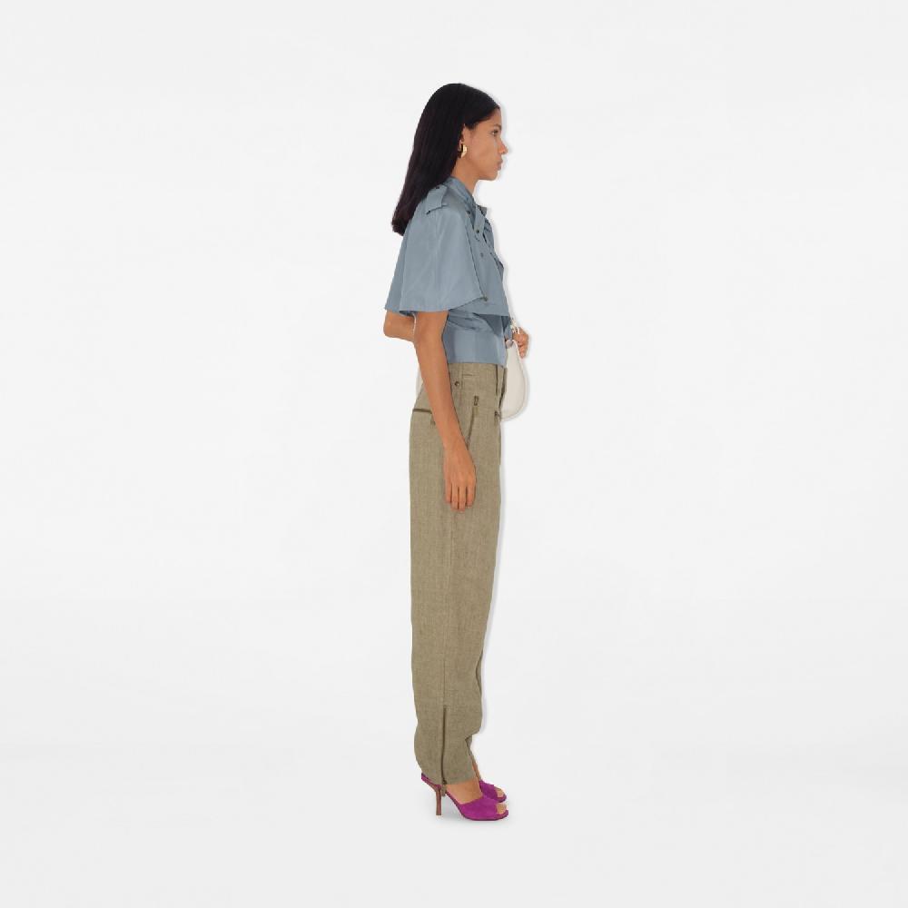 Burberry Pantalones de vestir en linoPrecio 1.190 00 € Novedades Tienda de fábrica