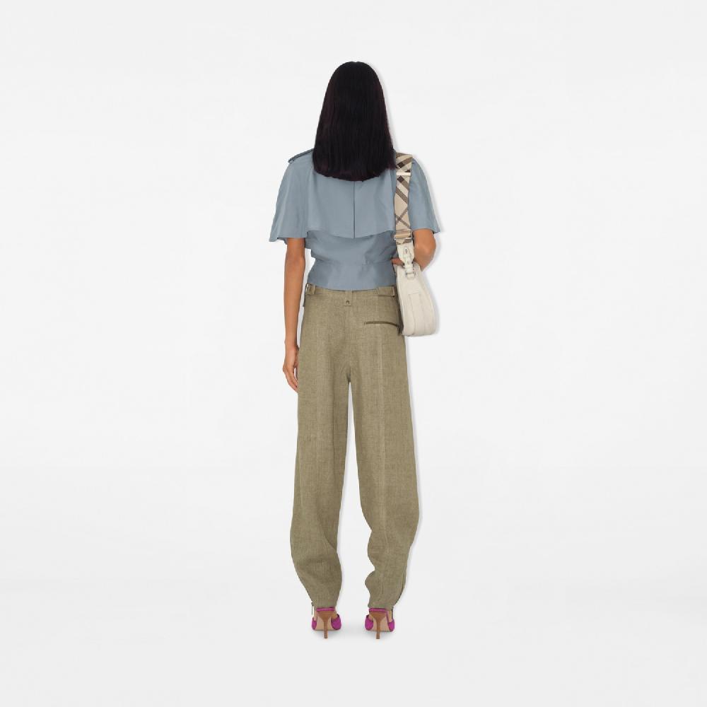 Burberry Pantalones de vestir en linoPrecio 1.190 00 € Novedades Tienda de fábrica