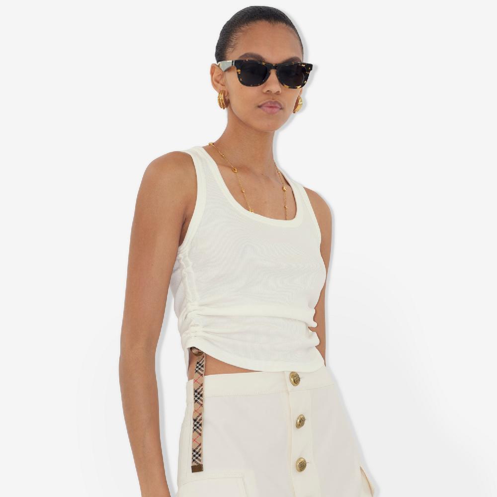 Burberry Camiseta Festival sin mangas en mezcla de algodónPrecio 350 00 € Novedades Libre de impuestos