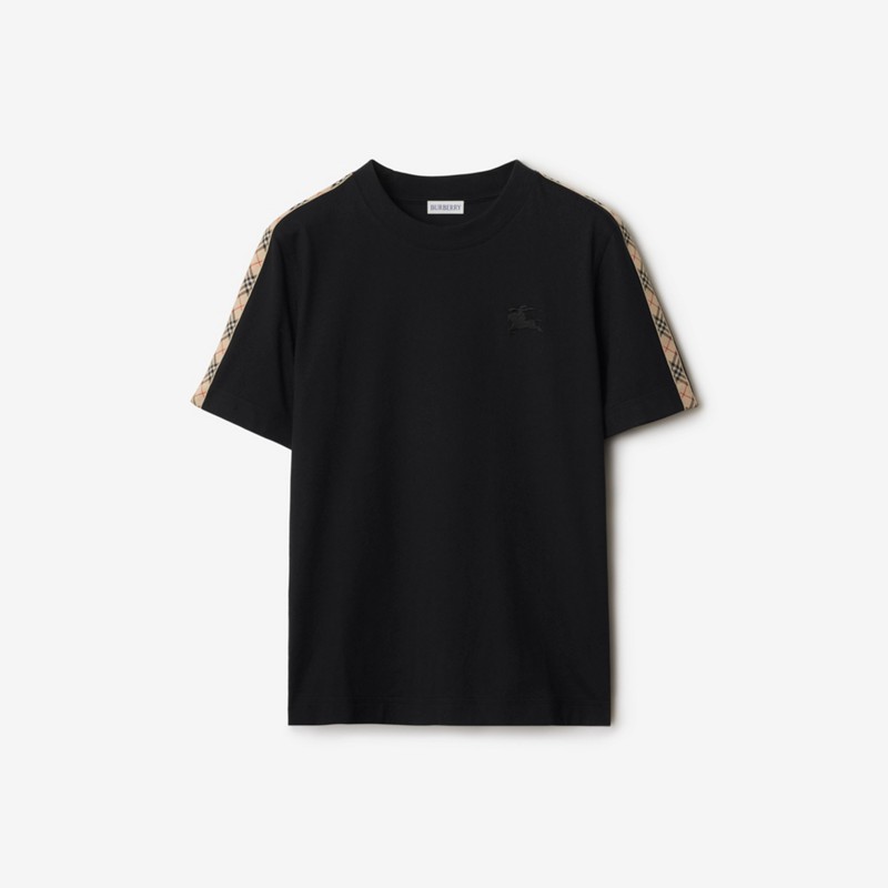 Burberry Camiseta en algodón con detalles CheckPrecio 390 00 € Novedades