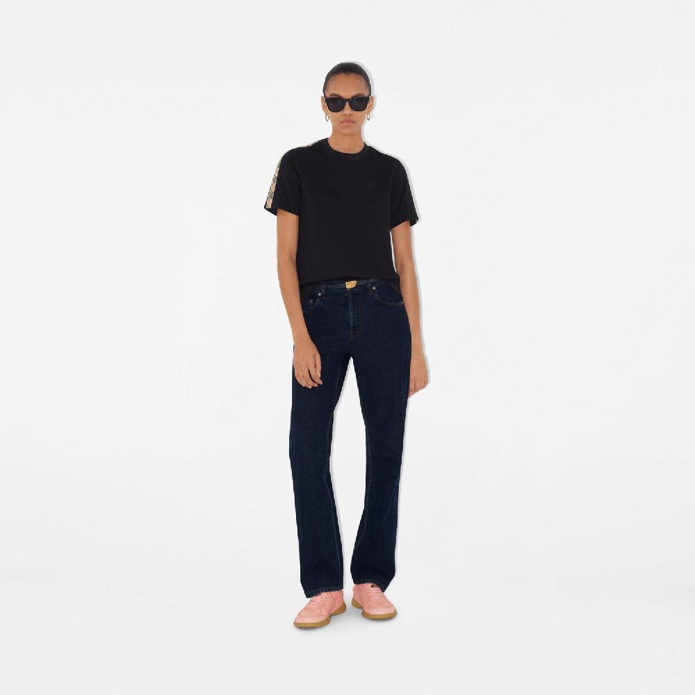 Burberry Camiseta en algodón con detalles CheckPrecio 390 00 € Novedades Outlet online