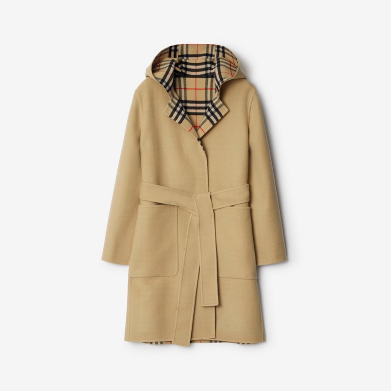 Burberry Abrigo tres cuartos en lana reversible de longitud mediaPrecio 3.250 00 € Rebajas de fábrica