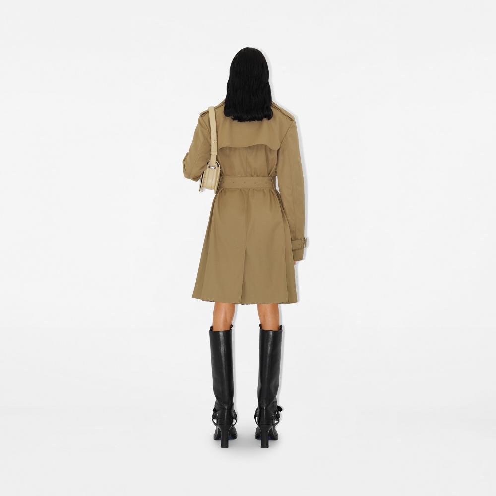 Burberry Trench coat de longitud media en mezcla de algodónPrecio 2.190 00 € Pasarela Descuento por venta flash
