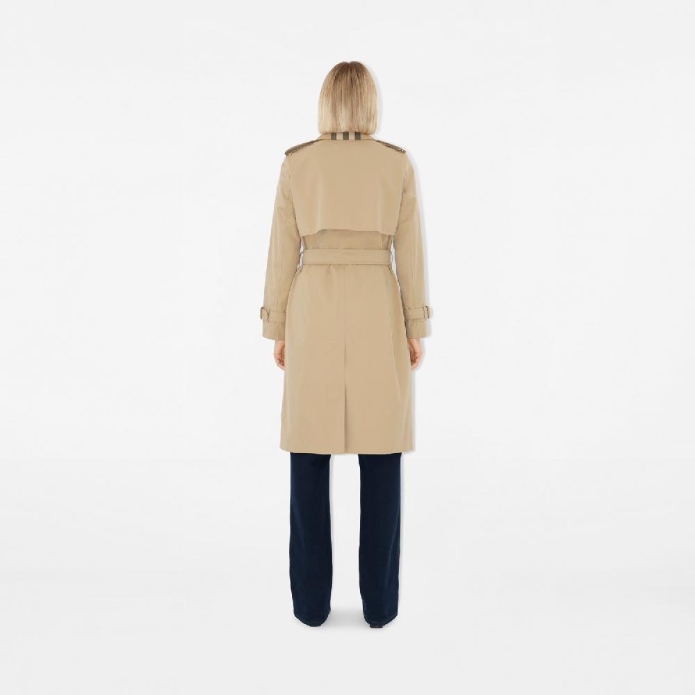 Burberry Trench coat largo en gabardina con cuello CheckPrecio 2.250 00 € Grandes ahorros