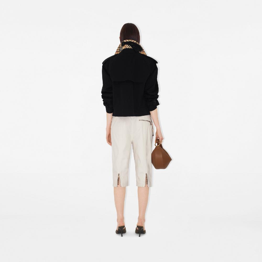 Burberry Chaqueta cropped estilo trench coat en gabardinaPrecio 1.590 00 € Envío gratis