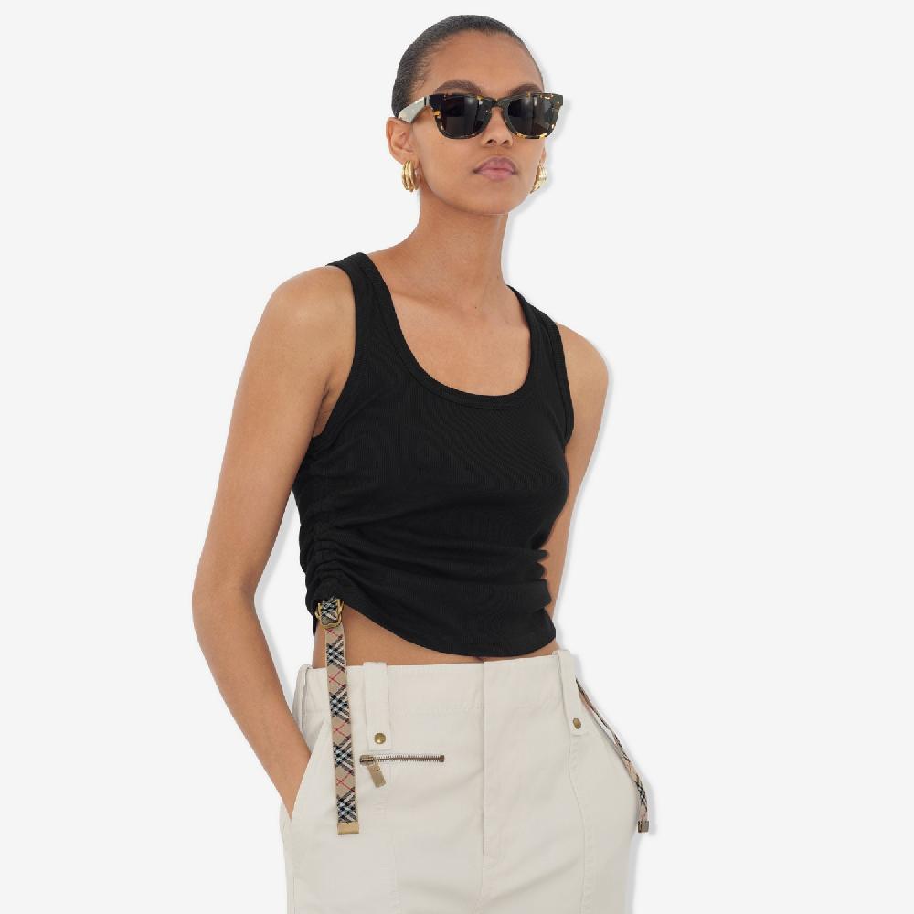 Burberry Camiseta Festival sin mangas en mezcla de algodónPrecio 350 00 € Novedades ÚLTIMAS EDICIONES
