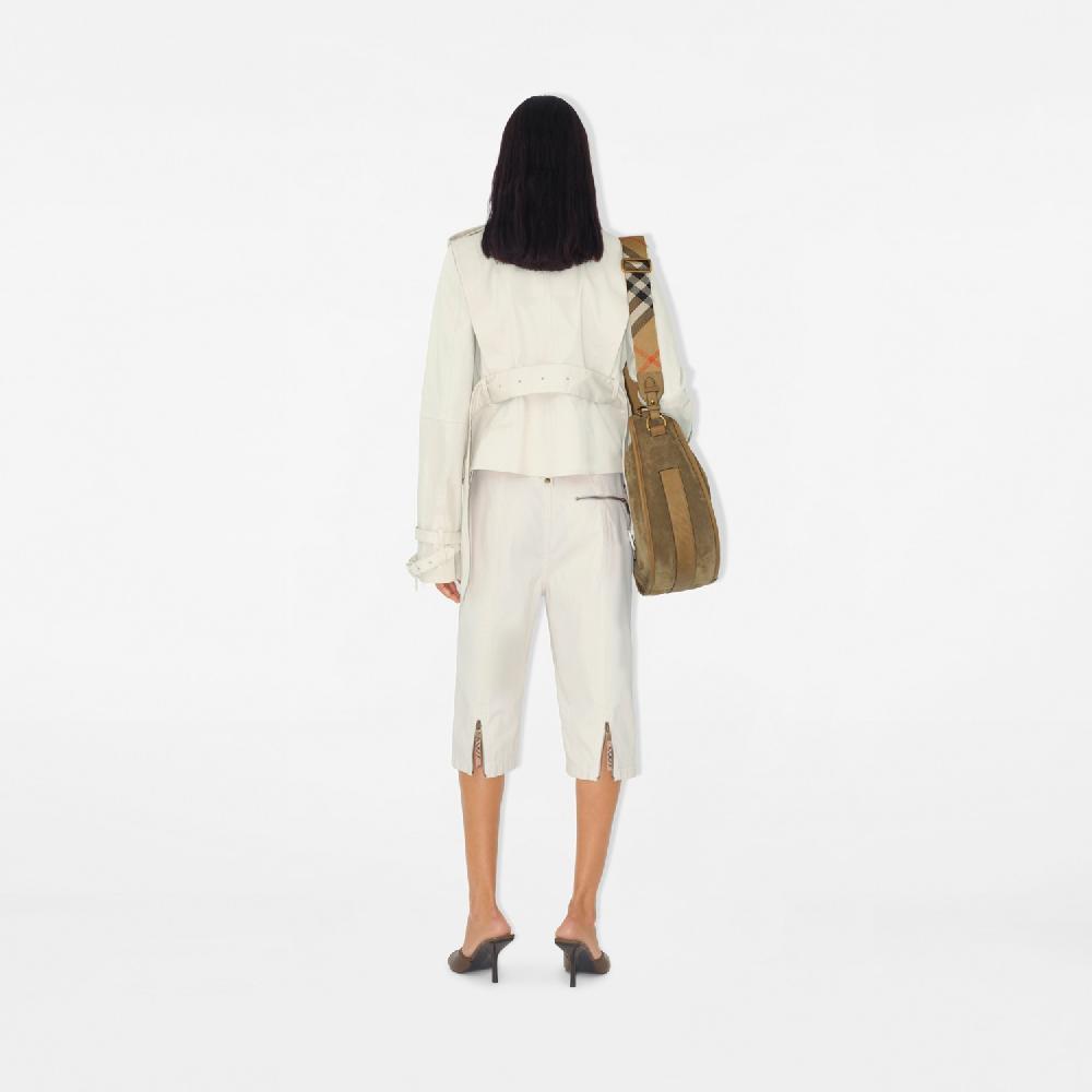 Burberry Pantalones piratas en algodónPrecio 890 00 € Novedades Precio de fábrica
