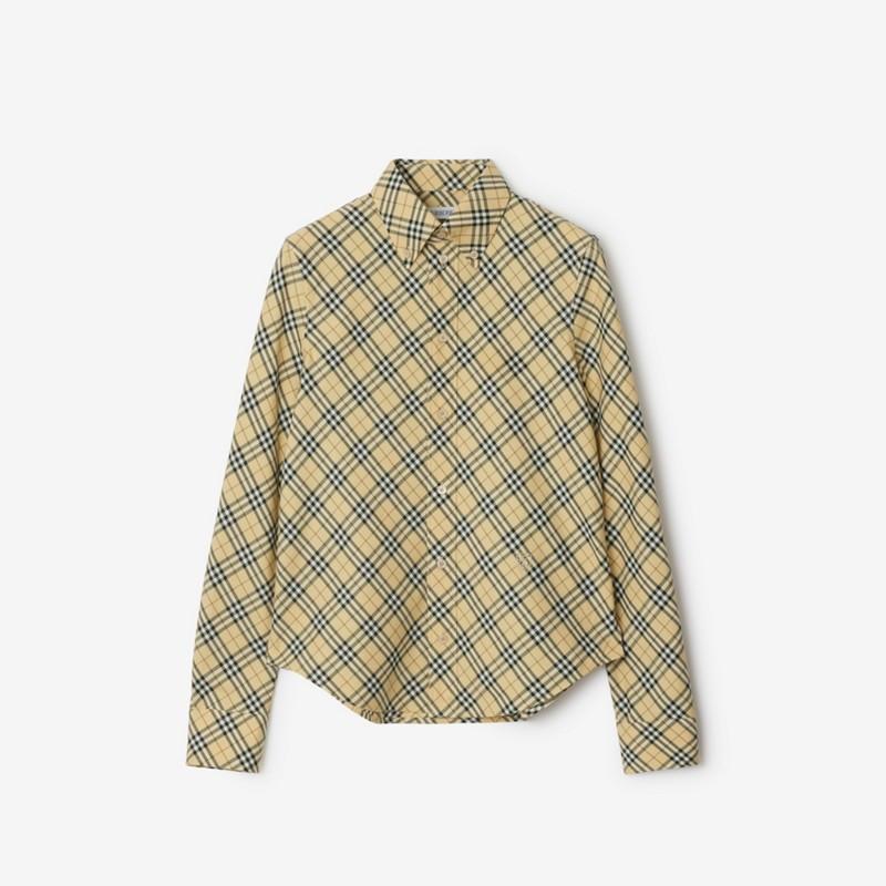 Burberry Camisa en algodón a cuadrosPrecio 690 00 € Pasarela Superdescuento