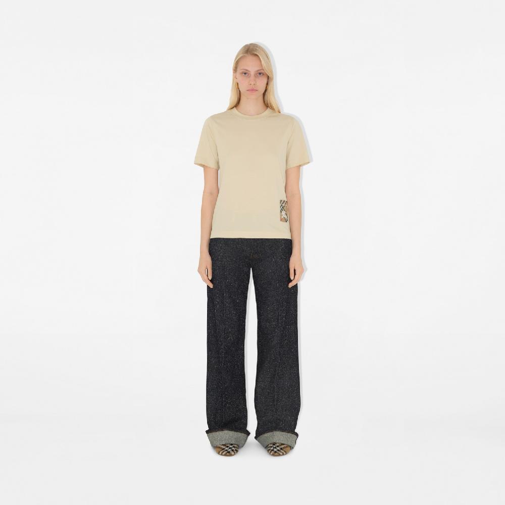 Burberry Camiseta en algodón con etiqueta CheckPrecio 320 00 € Limitado a 3 días