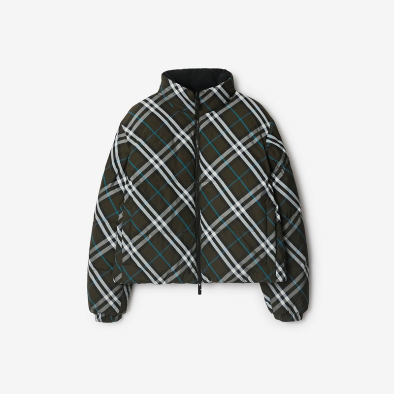 Burberry Chaqueta de plumas reversible en nailon CheckPrecio 1.690 00 € Última moda