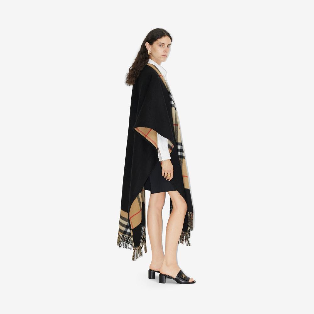 Burberry Capa reversible en lana y cachemir CheckPrecio 1.090 00 € Rebajas baratas