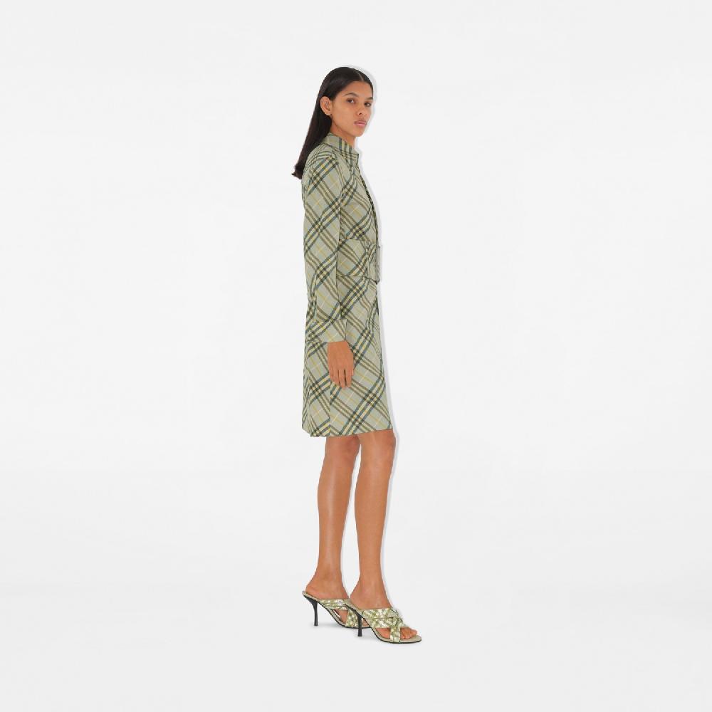 Burberry Vestido camisero en lino elástico CheckPrecio 1.650 00 € Novedades Promoción por tiempo limitado