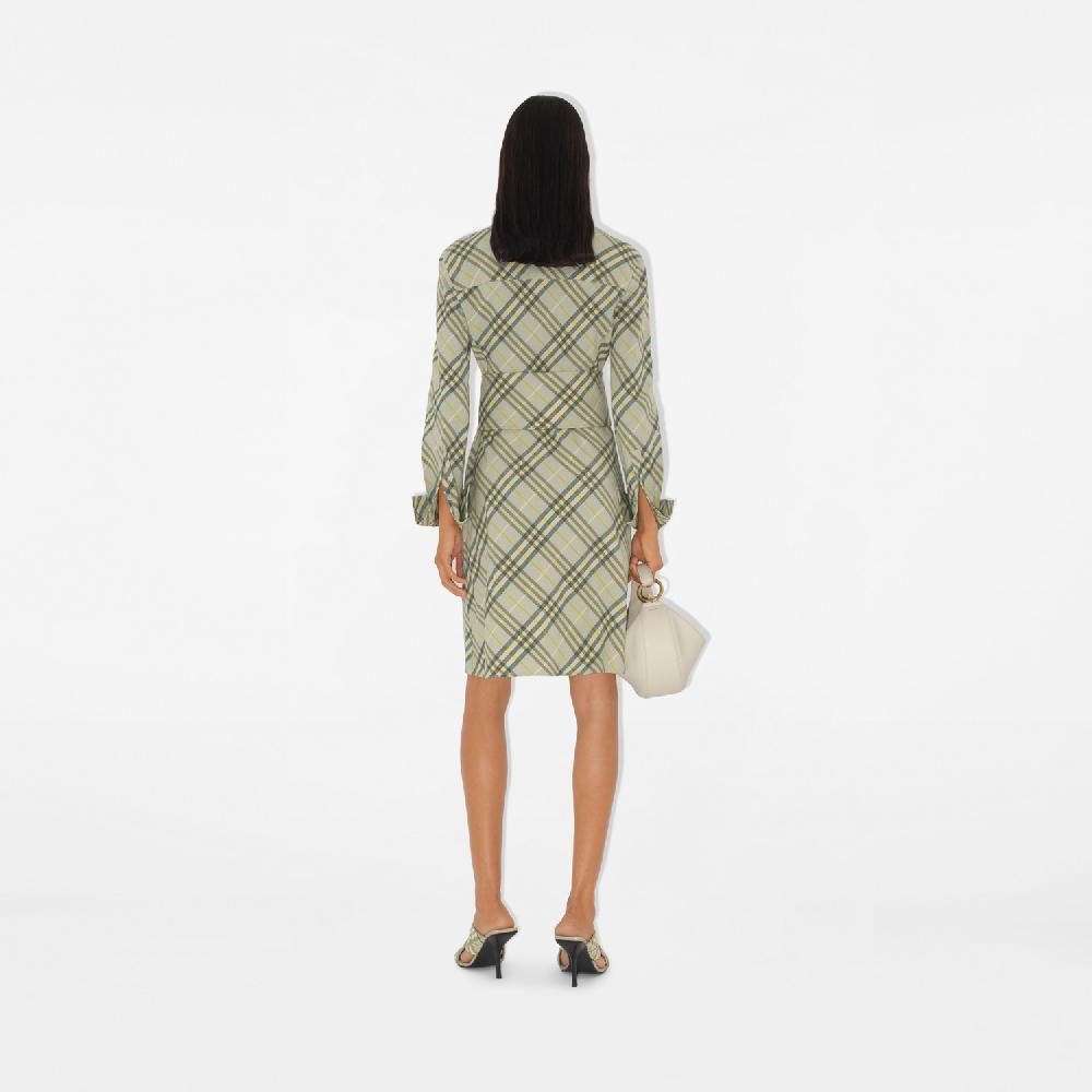 Burberry Vestido camisero en lino elástico CheckPrecio 1.650 00 € Novedades Promoción por tiempo limitado