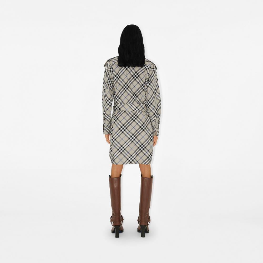 Burberry Vestido camisero en algodón CheckPrecio 990 00 € Oferta especial de fábrica