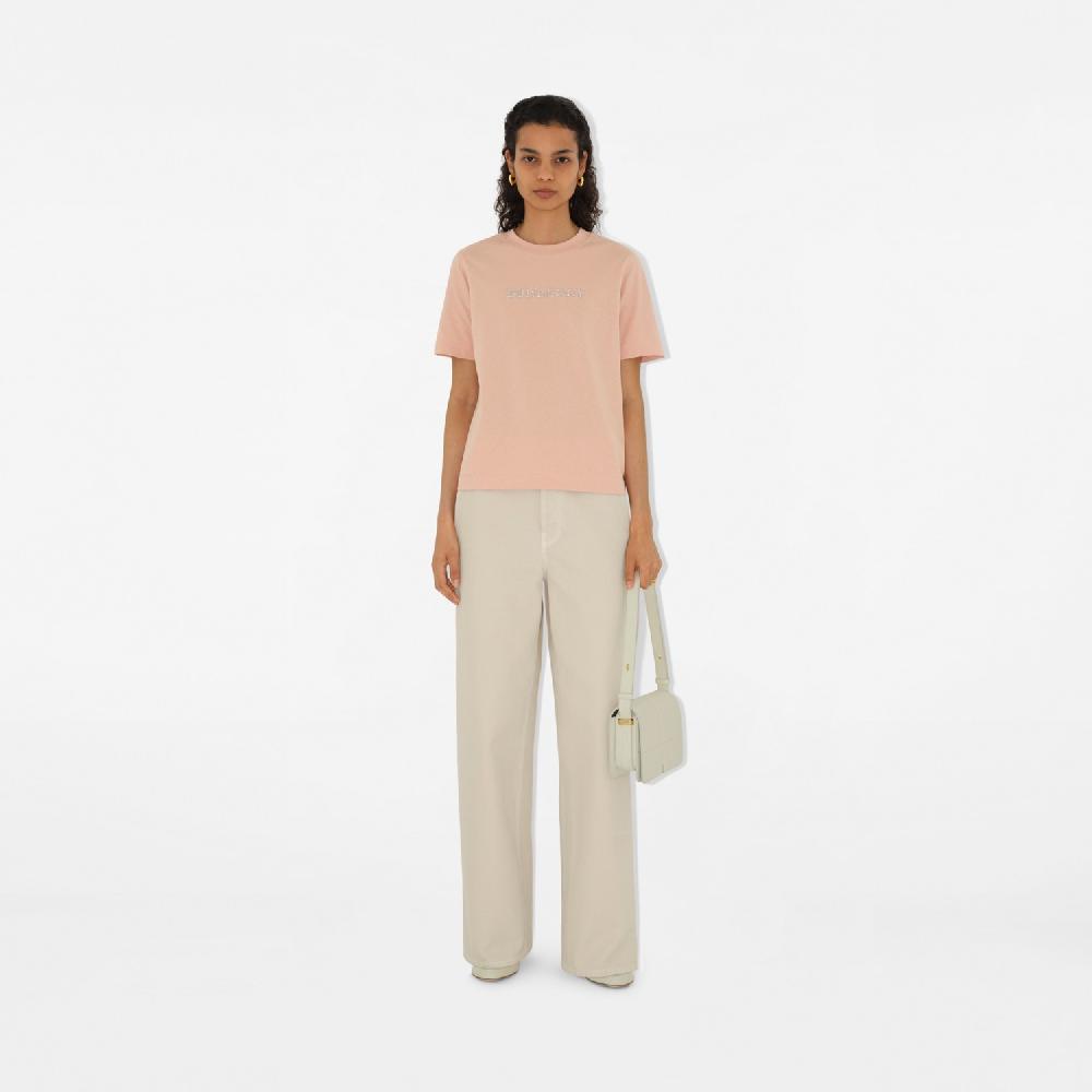Burberry Camiseta en algodón con logotipo y motivo de cachemiraPrecio 450 00 € Devoluciones gratuitas