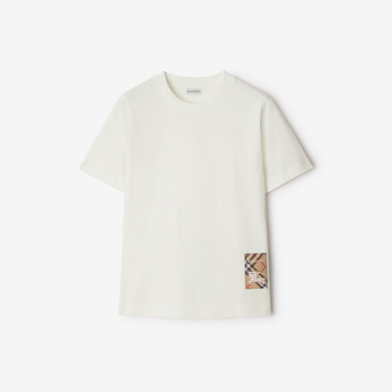Burberry Camiseta en algodón con etiqueta CheckPrecio 320 00 €
