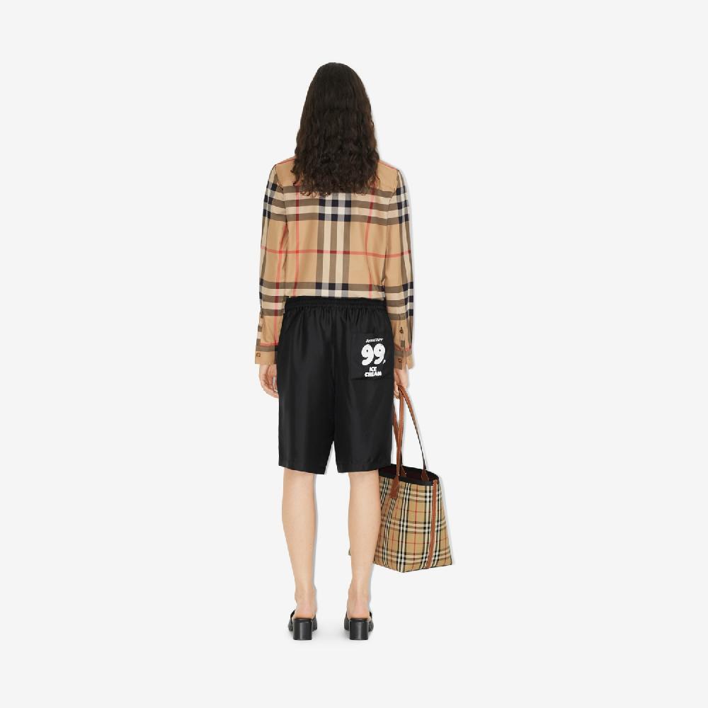 Burberry Camisa en algodón CheckPrecio 520 00 € Venta caliente