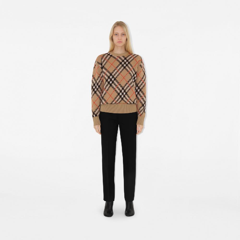 Burberry Jersey en mezcla de lana y mohair CheckPrecio 1.050 00 € Último día