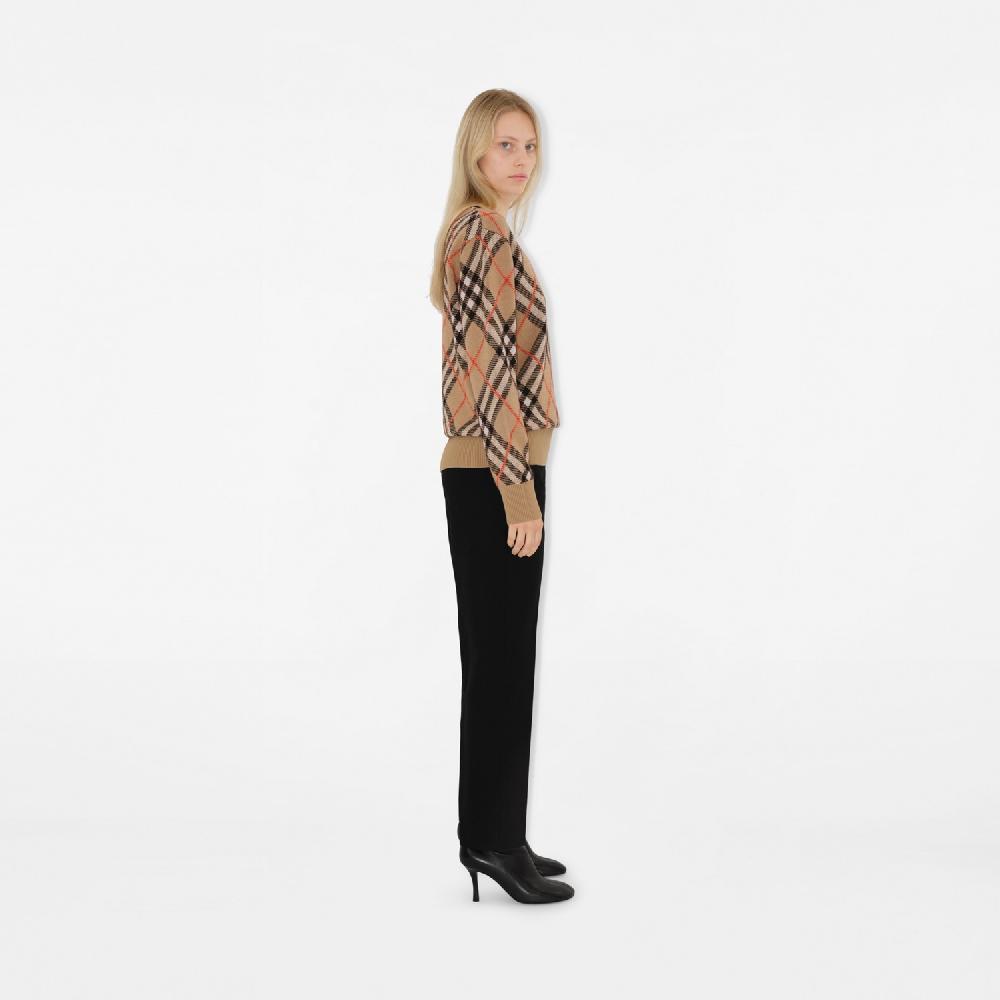 Burberry Jersey en mezcla de lana y mohair CheckPrecio 1.050 00 € Último día