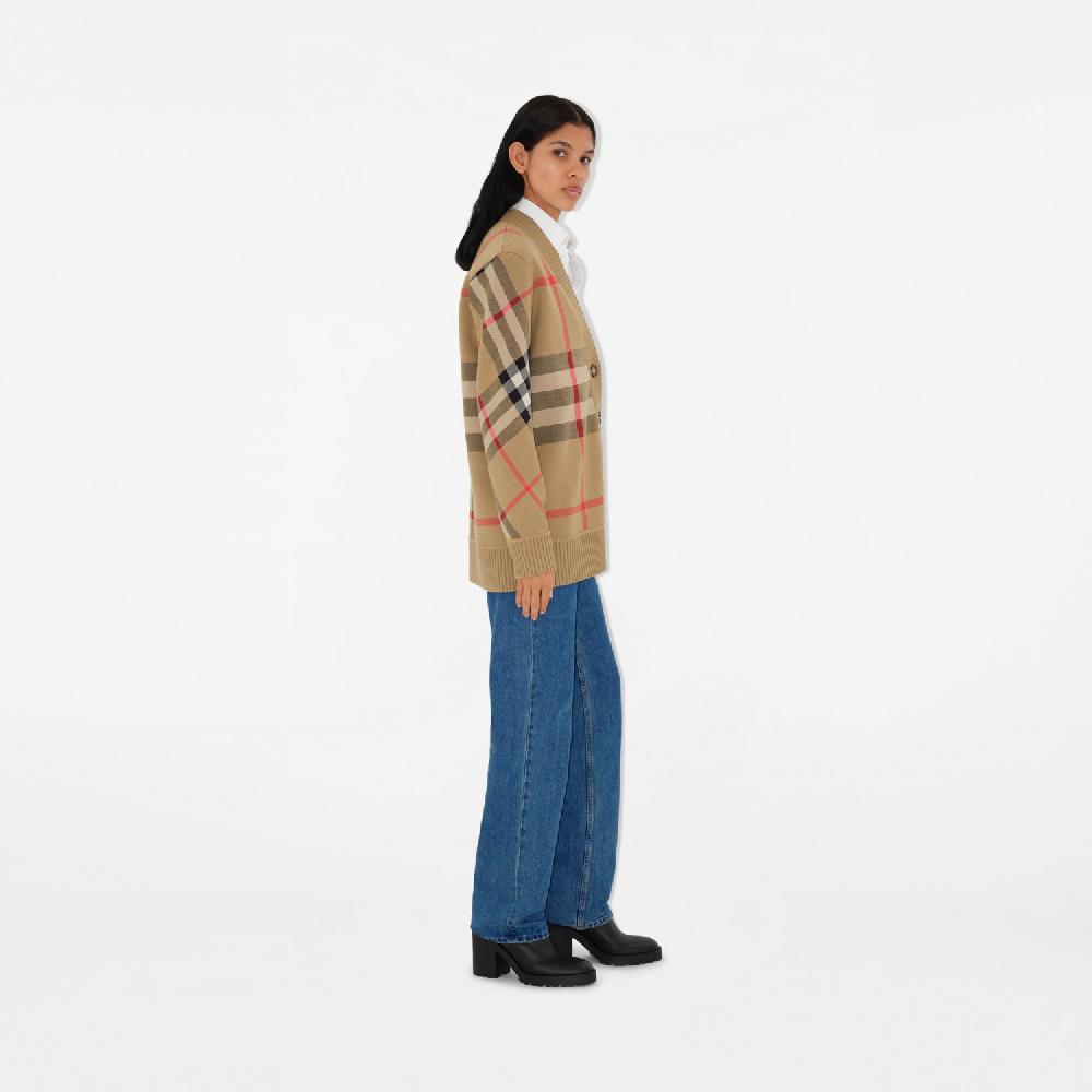 Burberry Cárdigan en mezcla de lana CheckPrecio 1.050 00 € Extragrande Precio de fábrica