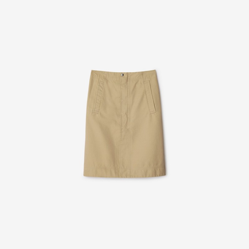 Burberry Falda midi en algodónPrecio 820 00 € Liquidación