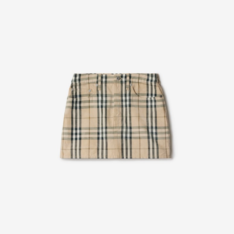 Burberry Minifalda en tejido vaquero CheckPrecio 760 00 €