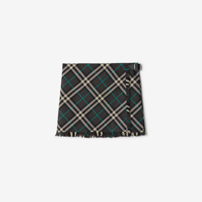 Burberry Minifalda escocesa en mezcla de lana CheckPrecio 1.090 00 €