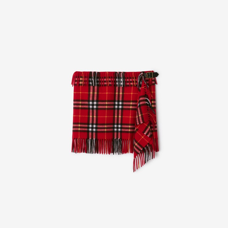 Burberry Falda estilo bufanda en lana y cachemir CheckPrecio 1.090 00 € Pasarela