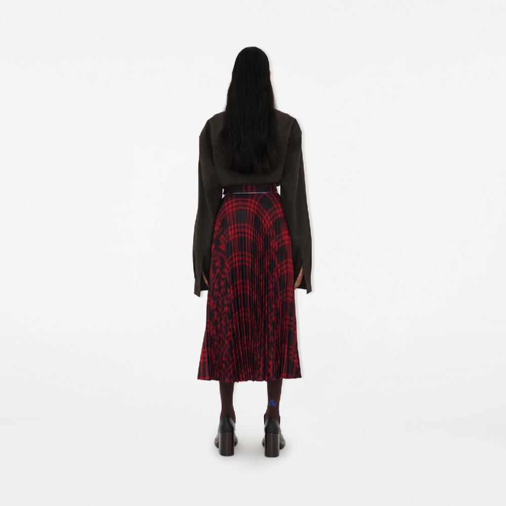 Burberry Falda plisada mini en mezcla de lana CheckPrecio 1.450 00 € Descuentos del mes