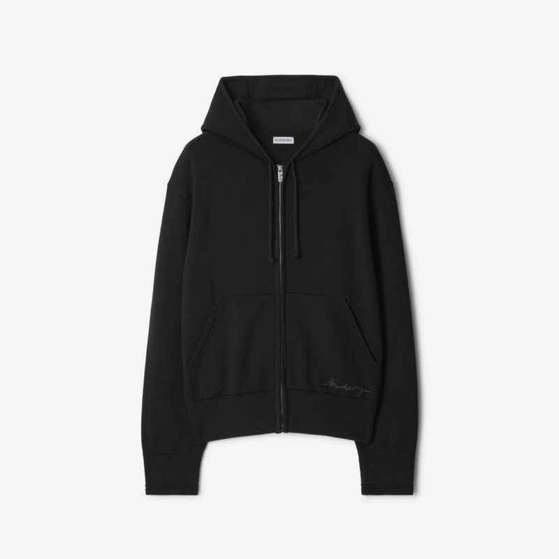 Burberry Sudadera en mezcla de lana con capucha y cremalleraPrecio 1.050 00 € COMPRAR AHORA