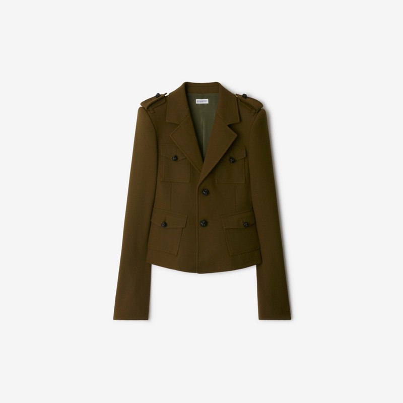 Burberry Chaqueta de vestir en mezcla de nailon y lanaPrecio 2.290 00 € Oferta especial de fábrica
