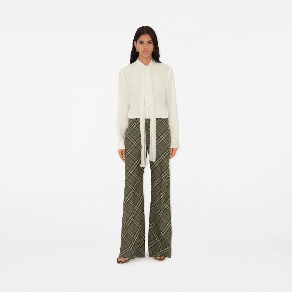 Burberry Pantalones de vestir en lana CheckPrecio 1.450 00 € Superdescuento