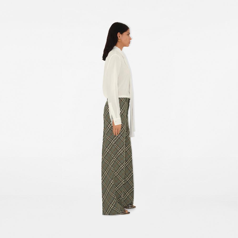 Burberry Pantalones de vestir en lana CheckPrecio 1.450 00 € Superdescuento
