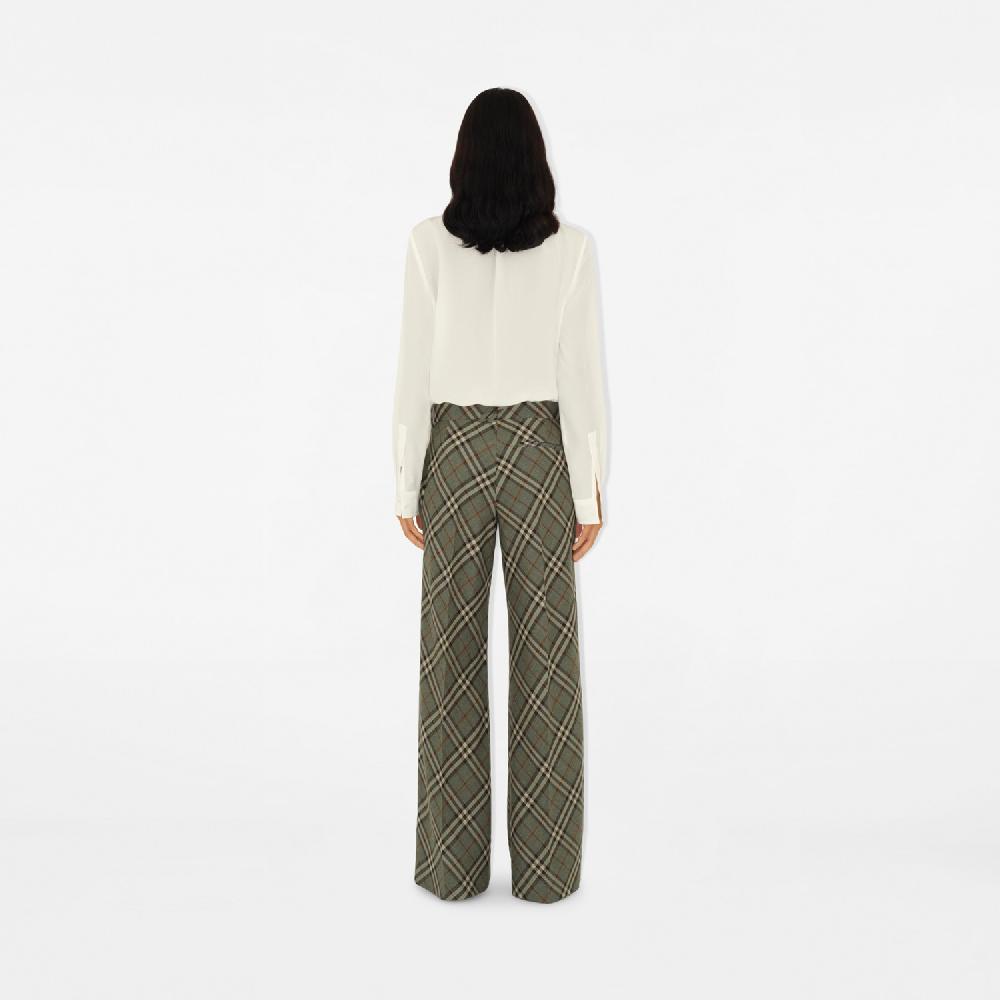 Burberry Pantalones de vestir en lana CheckPrecio 1.450 00 € Superdescuento