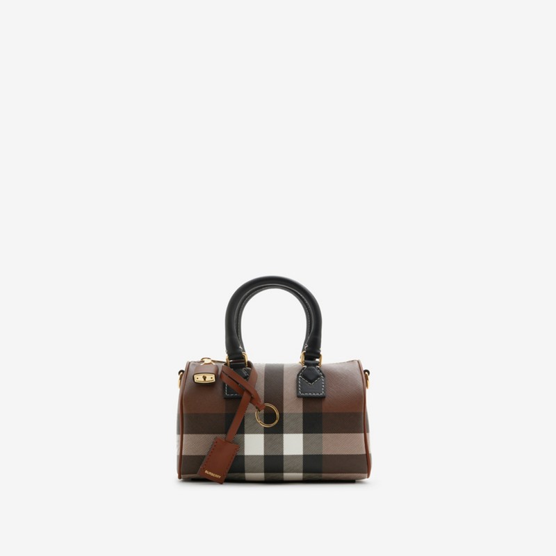 Burberry Minibolso bowling CheckPrecio 1.150 00 € Personalizable con iniciales Liquidación