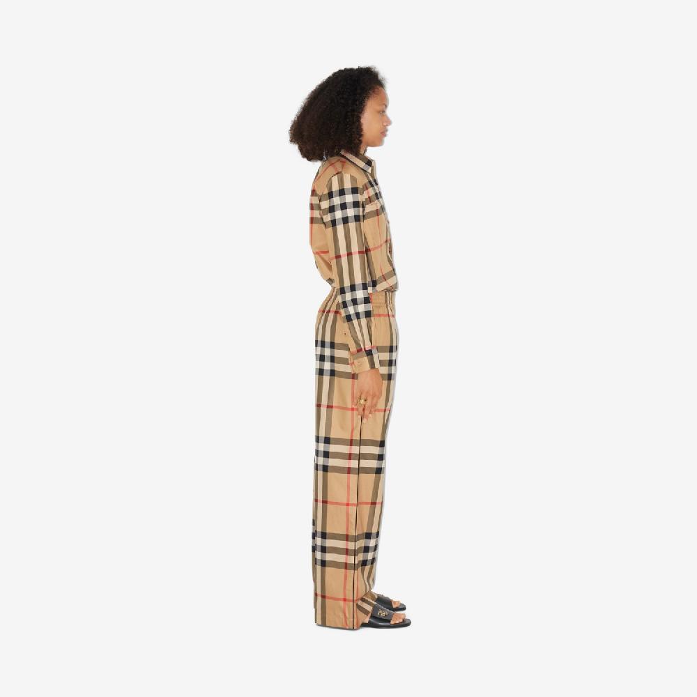 Burberry Pantalones en algodón CheckPrecio 650 00 € Oferta especial de fábrica