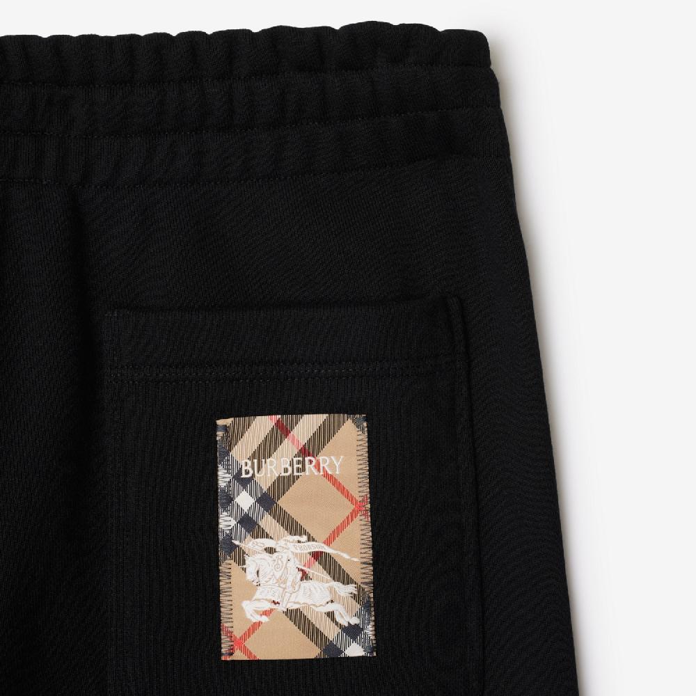 Burberry Pantalones de jogging en algodón con etiqueta CheckPrecio 570 00 € Rebajas de fin de temporada