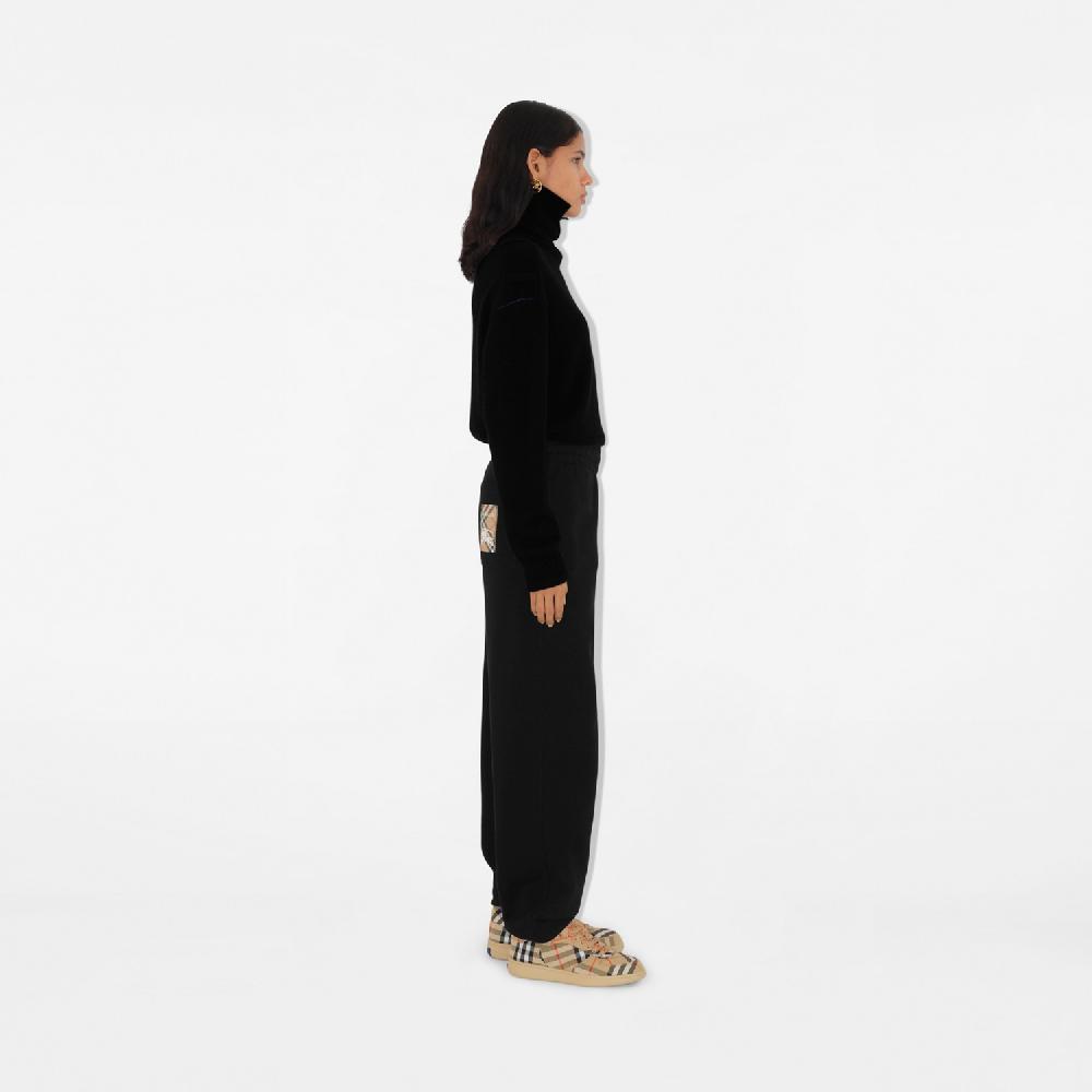 Burberry Pantalones de jogging en algodón con etiqueta CheckPrecio 570 00 € Rebajas de fin de temporada