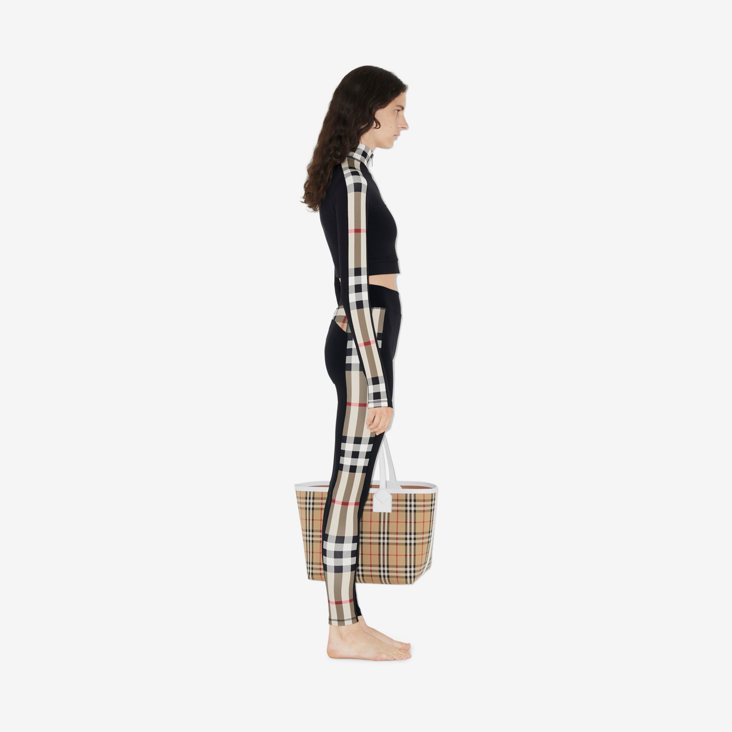 Burberry Leggings en tejido jersey elástico con CheckPrecio 660 00 € Outlet