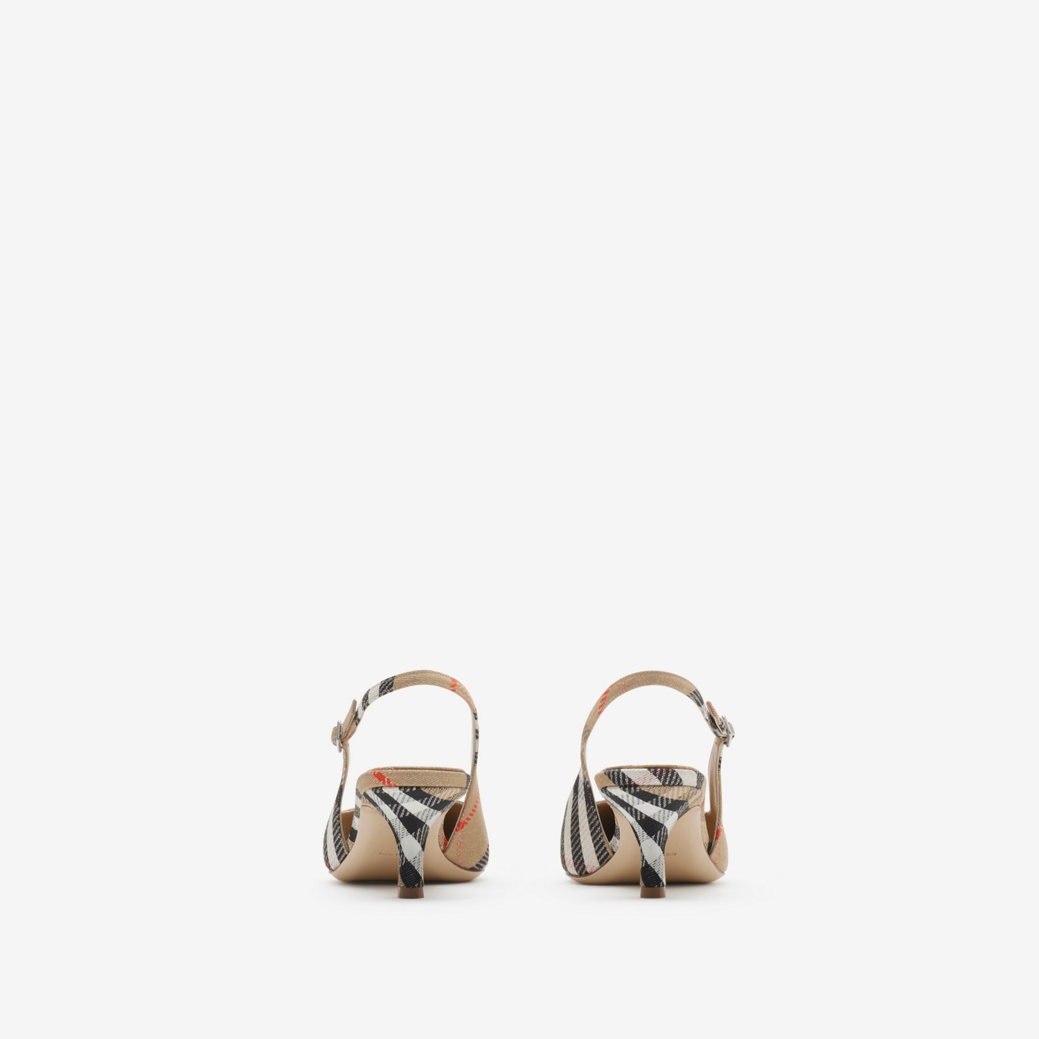 Burberry Zapatos de tacón destalonados Birdie CheckPrecio 650 00 € Novedades Última moda