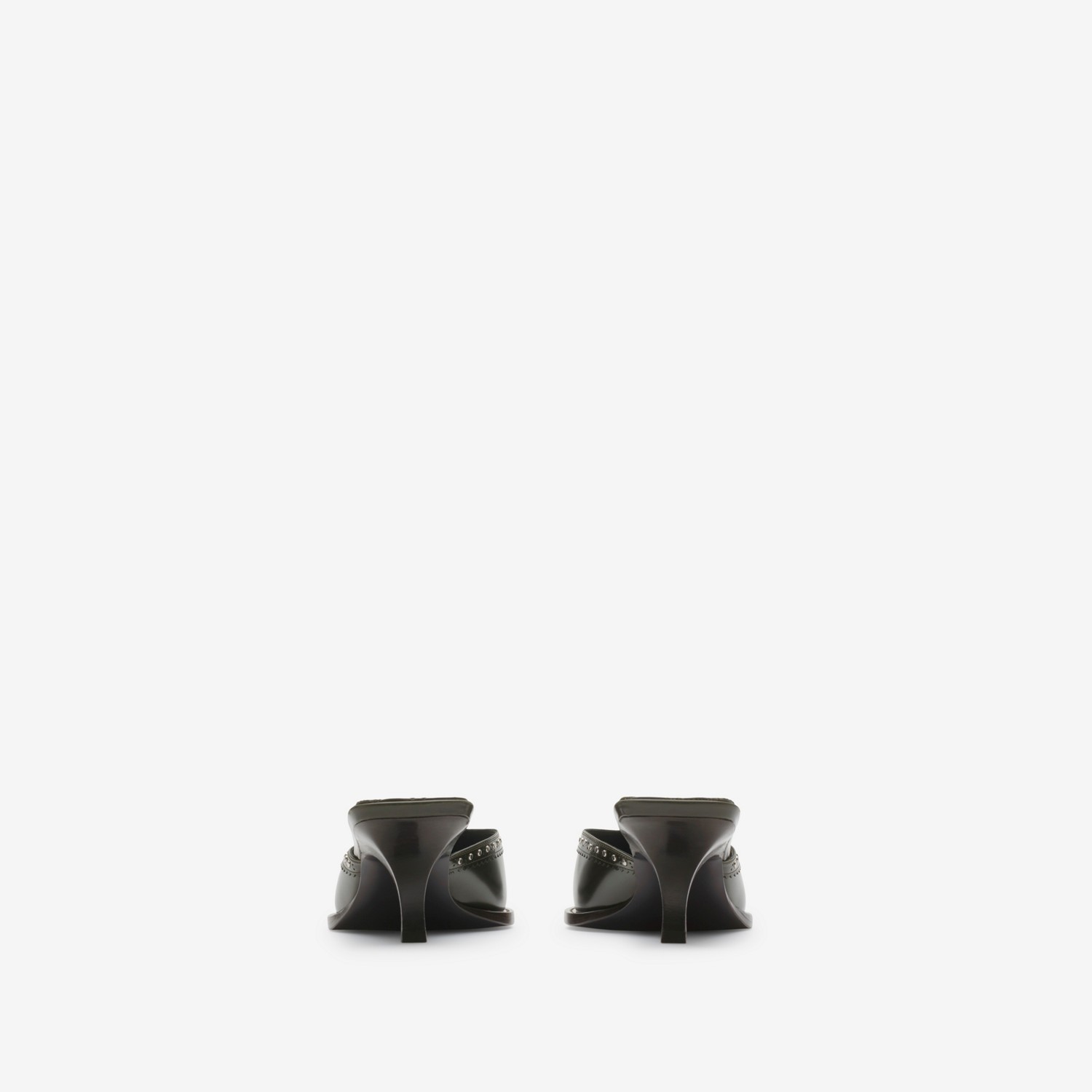 Burberry Zapatos destalonados Bird en piel con tacón y tachuelasPrecio 890 00 € Rebajas